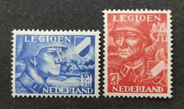 Niederlande 1942, Niederländische Legion, ungestempelte