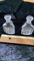 Glasflakons Set Vintage Glas geschliffen guter Zustand