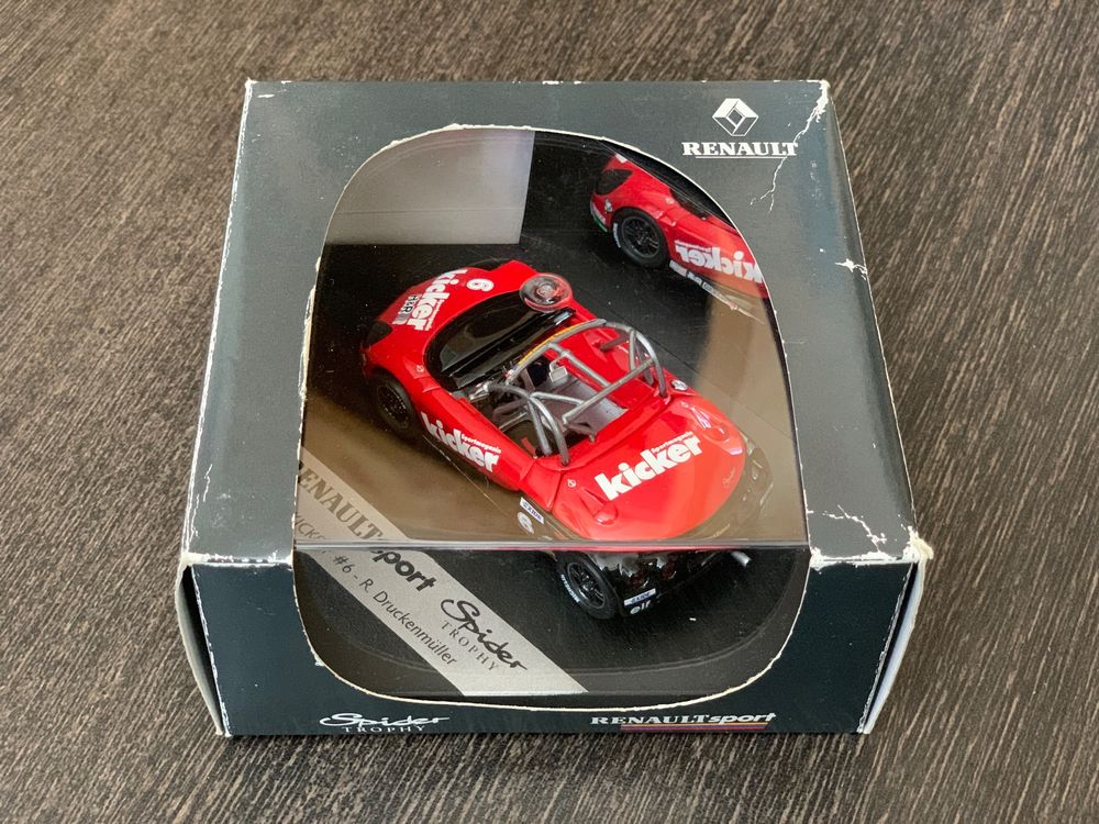 Modèle Réduit Renault Spider SV Trophy Anson - Échelle 1/18 - Rouge - Occasion