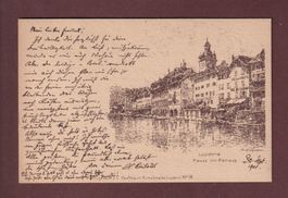 LUZERN - Reuss mit Rathaus - Kaufmann N°16