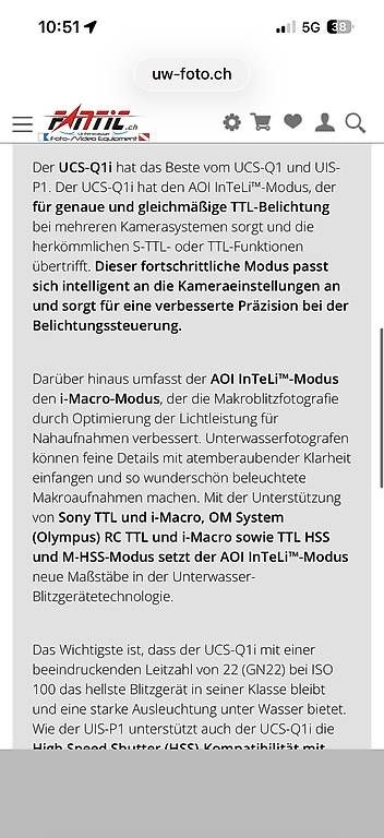 Flashs: AOI Unterwasserblitz strobe Q1RC Weiss – D'occasion à Birsfelden par Blauer_Kaktus 3