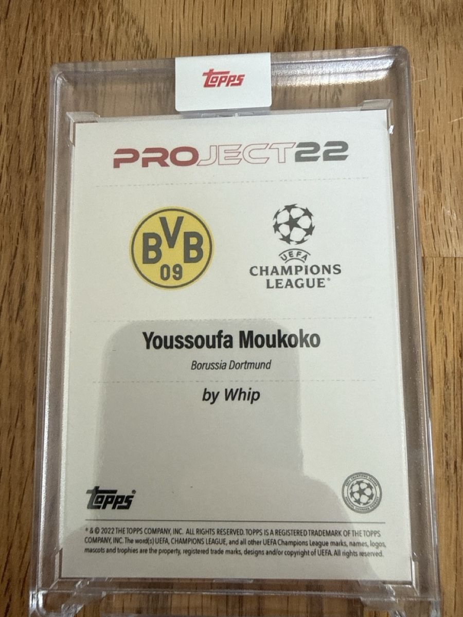 Topps Carte collezionabili: Topps Project 22 Youssoufa Moukoko Card – Nuovo (secondo la descrizione) da Grabs venduto da EDU2026 1