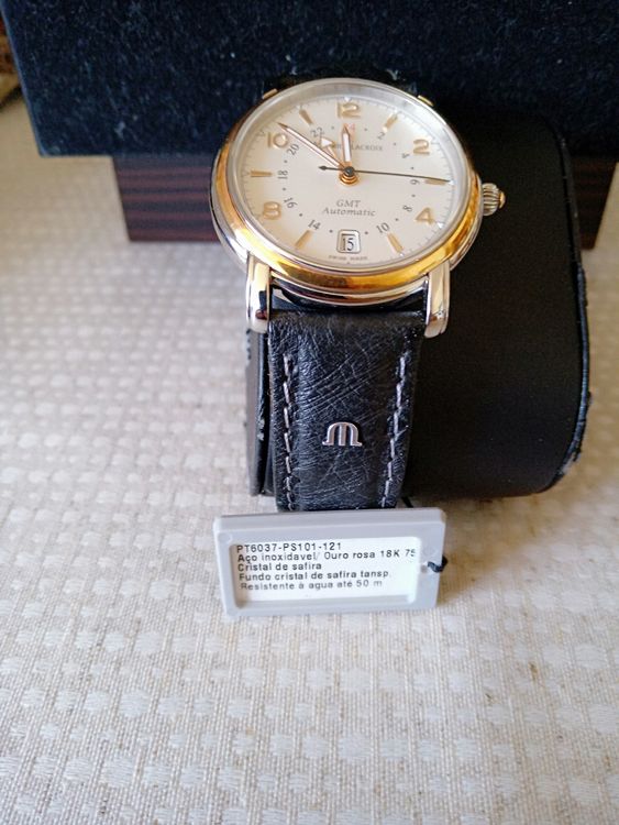 Maurice Lacroix Orologi: Maurice Lacroix Pontos Automatic GMT Date 18K neuwerig – Nuovo (secondo la descrizione) da Riehen venduto da Kmialrii 5