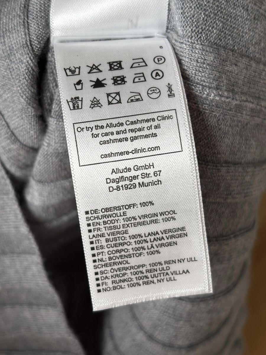 Allude Maglioni & Felpe: Allude grauer Pullover – Usato da Winkel venduto da Zimtguetzli 3