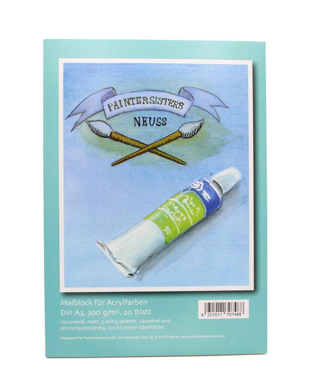 Tele & Cornici: Malblock für Acrylfarben A3 – Nuovo e nell'imballaggio originale da Escholzmatt venduto da crazyteam 1