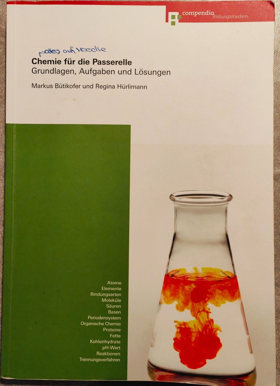 Libri: Passerelle Lehrbuch Chemie - Compendio – Usato da Dulliken venduto da Chrisi70