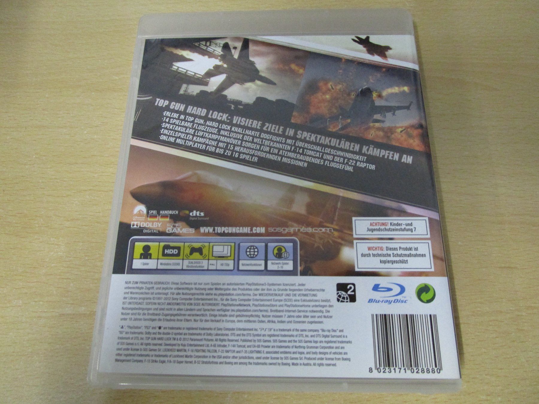 Sony Spiele: Top Gun Hard Lock Playstation 3 PS3 – Gebraucht aus Goldau von agestuffer 1