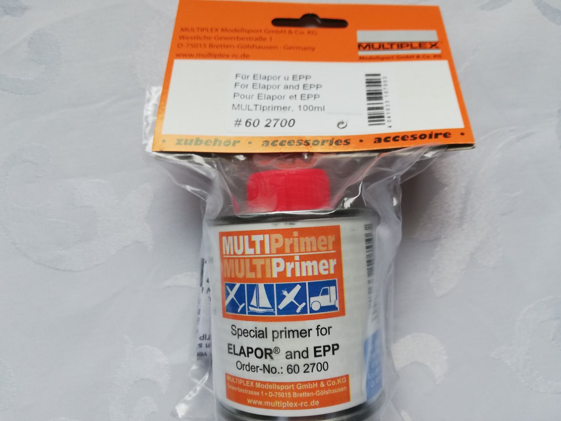 Multiplex Modellismo RC: MULTIPLEX Elapor Primer – Nuovo e nell'imballaggio originale da Flüh venduto da AMS-Modellbau