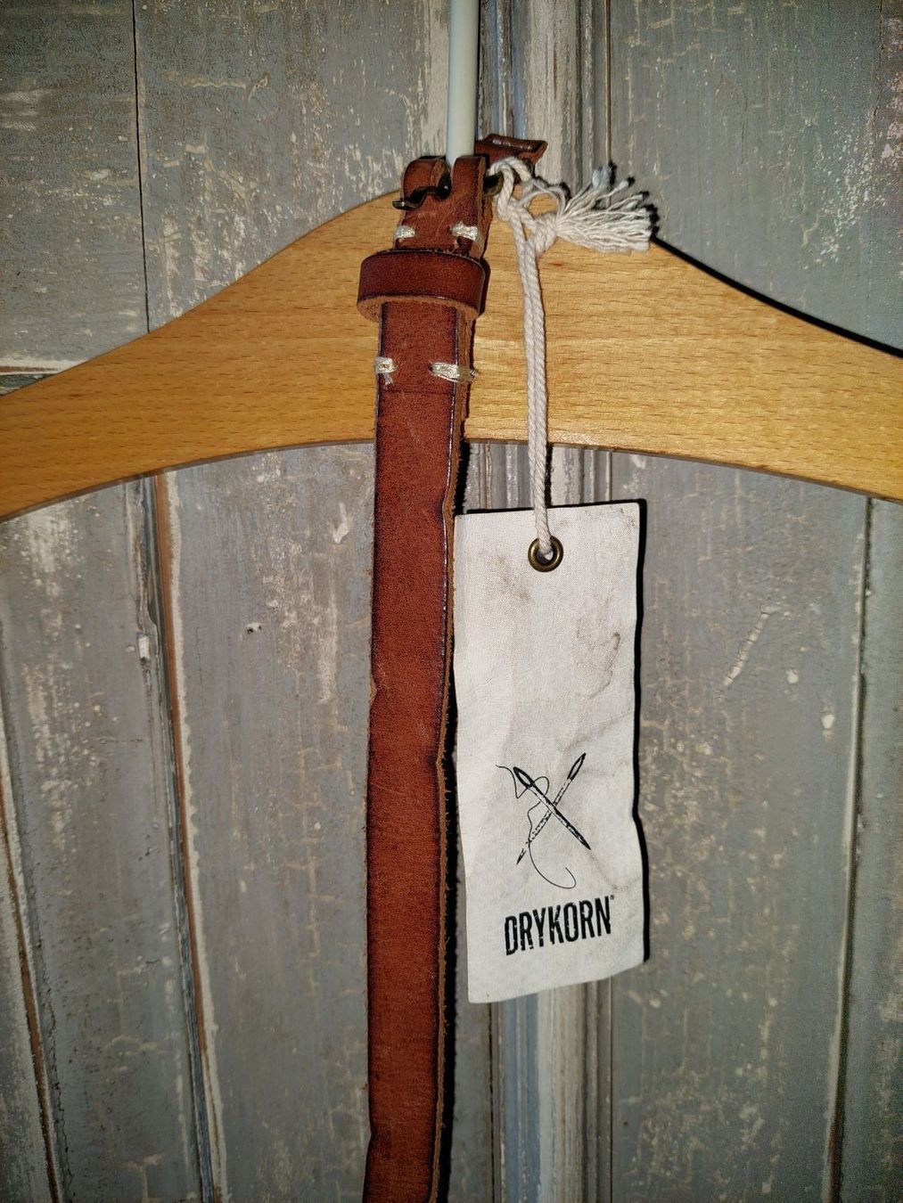 Gürtel: Drykorn . Leder braun 80x18 – Neu und originalverpackt aus Besenbüren von teluride89