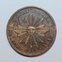 4 Centésimos 1869 Uruguay