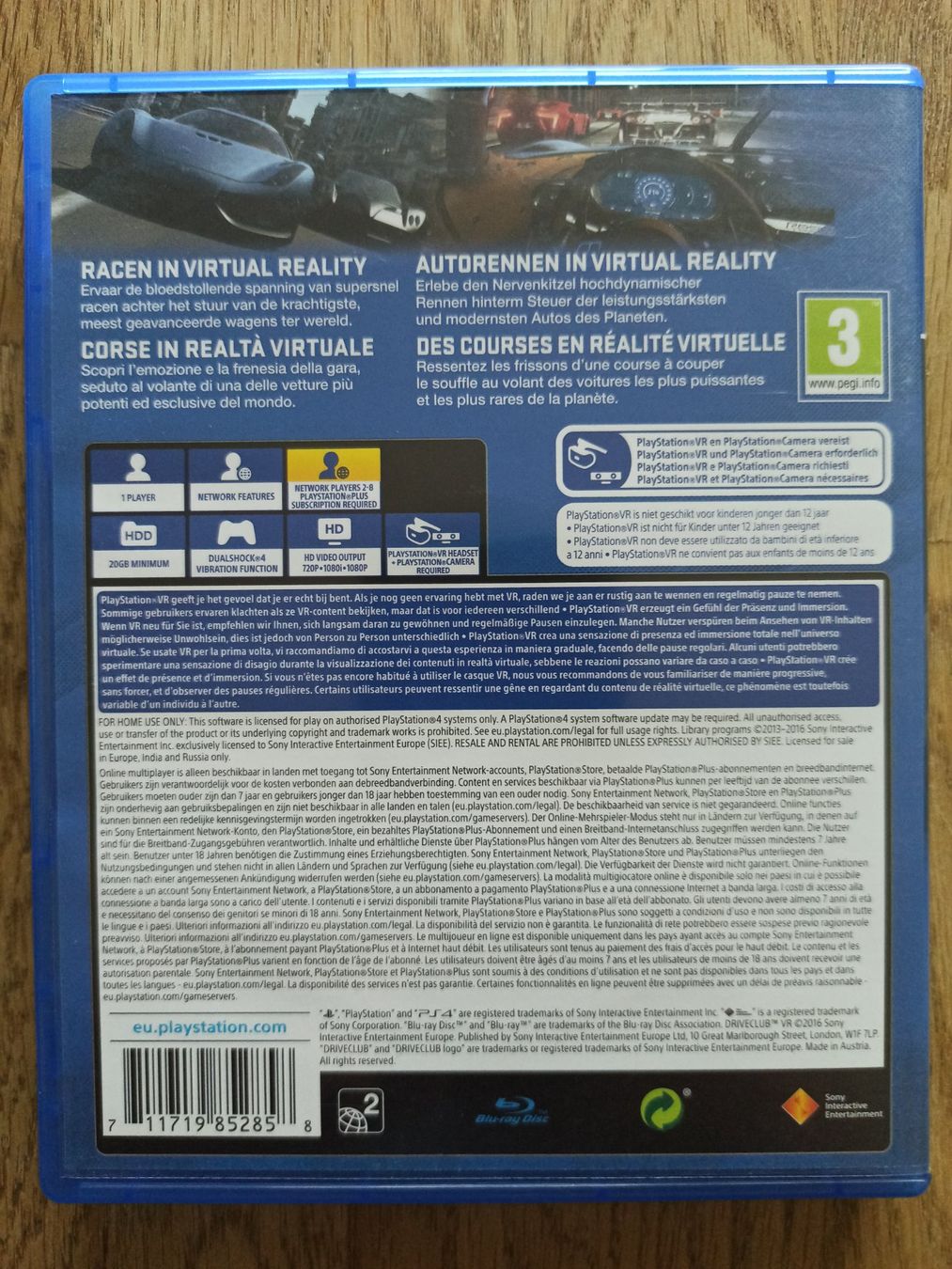 Giochi: Driveclub VR PS4 / PS5 TOP – Usato da Oberweningen venduto da mar_87mx 1