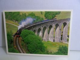 Postcard West Highland Lokomotive 5407 Viadukt Glenfiman.