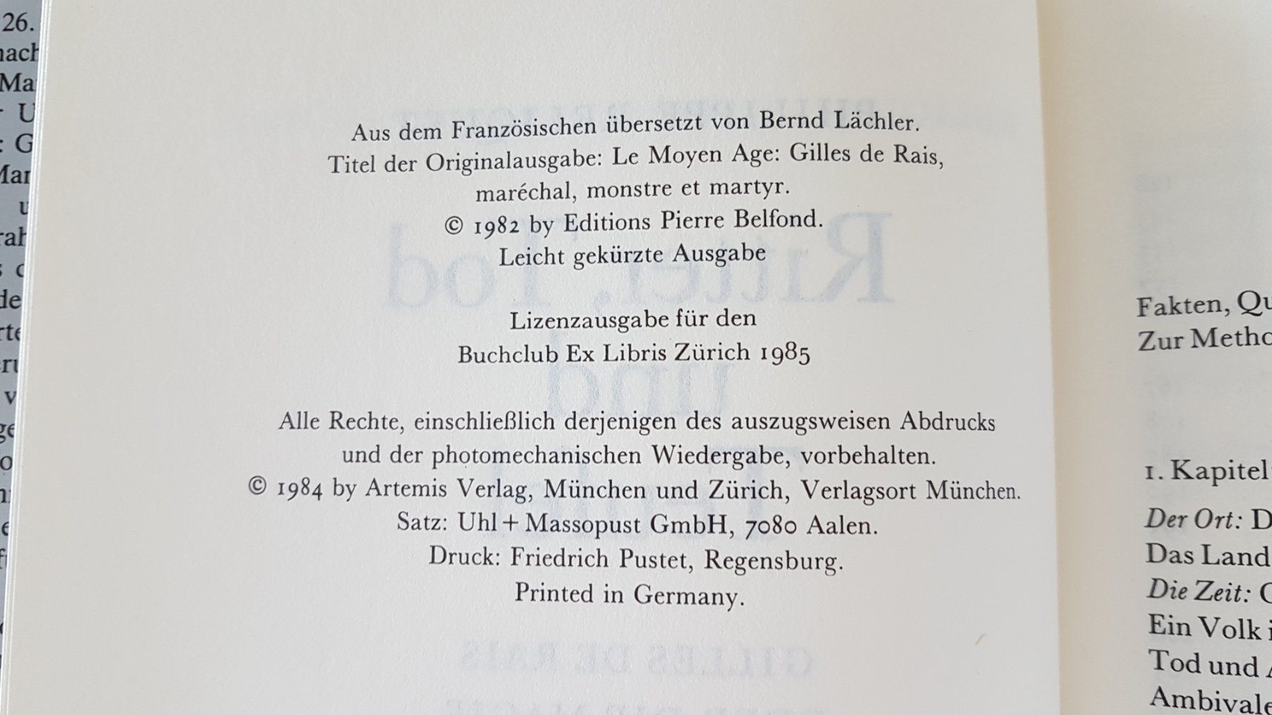 Libri: Ritter, Tod und Teufel - Philippe Reliquet – Usato da Thalwil venduto da sultan03 5