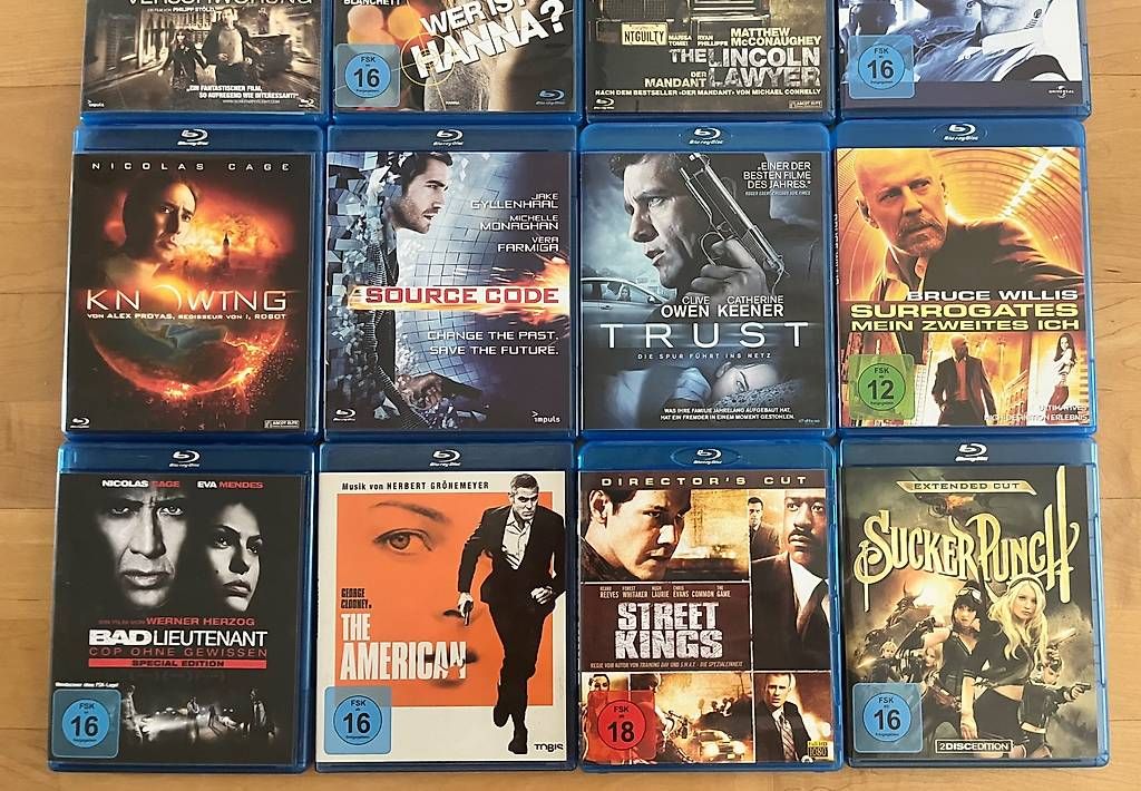 Alle DVDs: 21 Blue Rays *ACTION / THRILLER* – Gebraucht aus Oberwil-Lieli von Space92 1