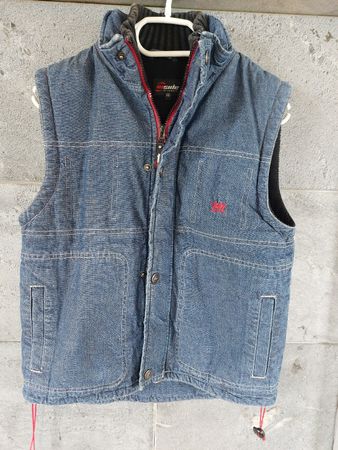 Jeansgilet gefüttert