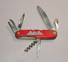 ALTES TASCHENMESSER REKLAMEMESSER A.G.B. SOLOTHURN SOLINGEN