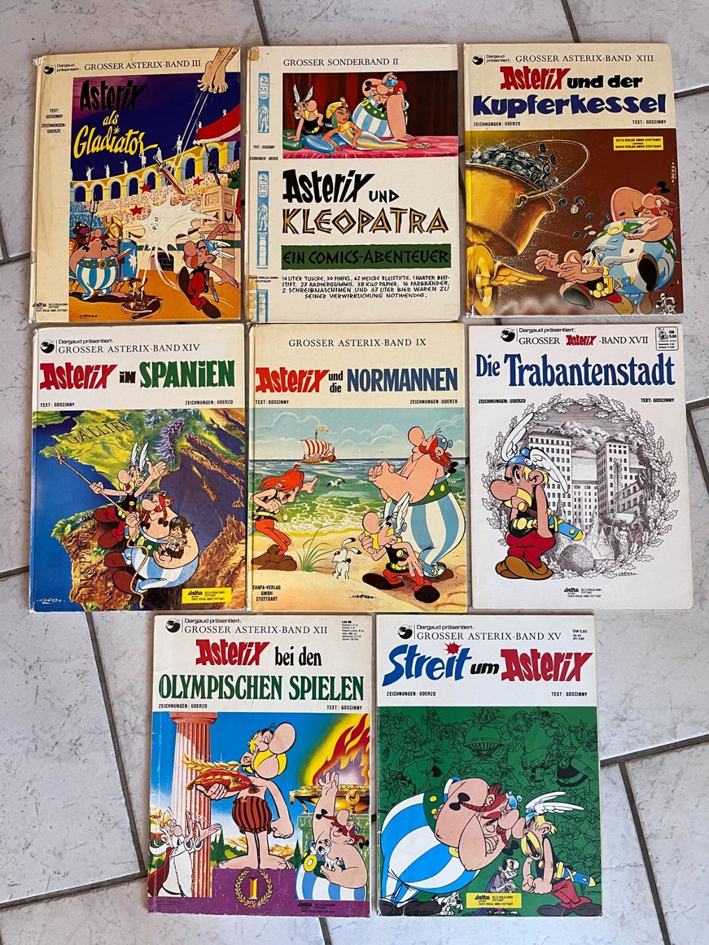 Comics: 8 Asterix und Obelix Bücher – Gebraucht aus Rafz von Isidorro1