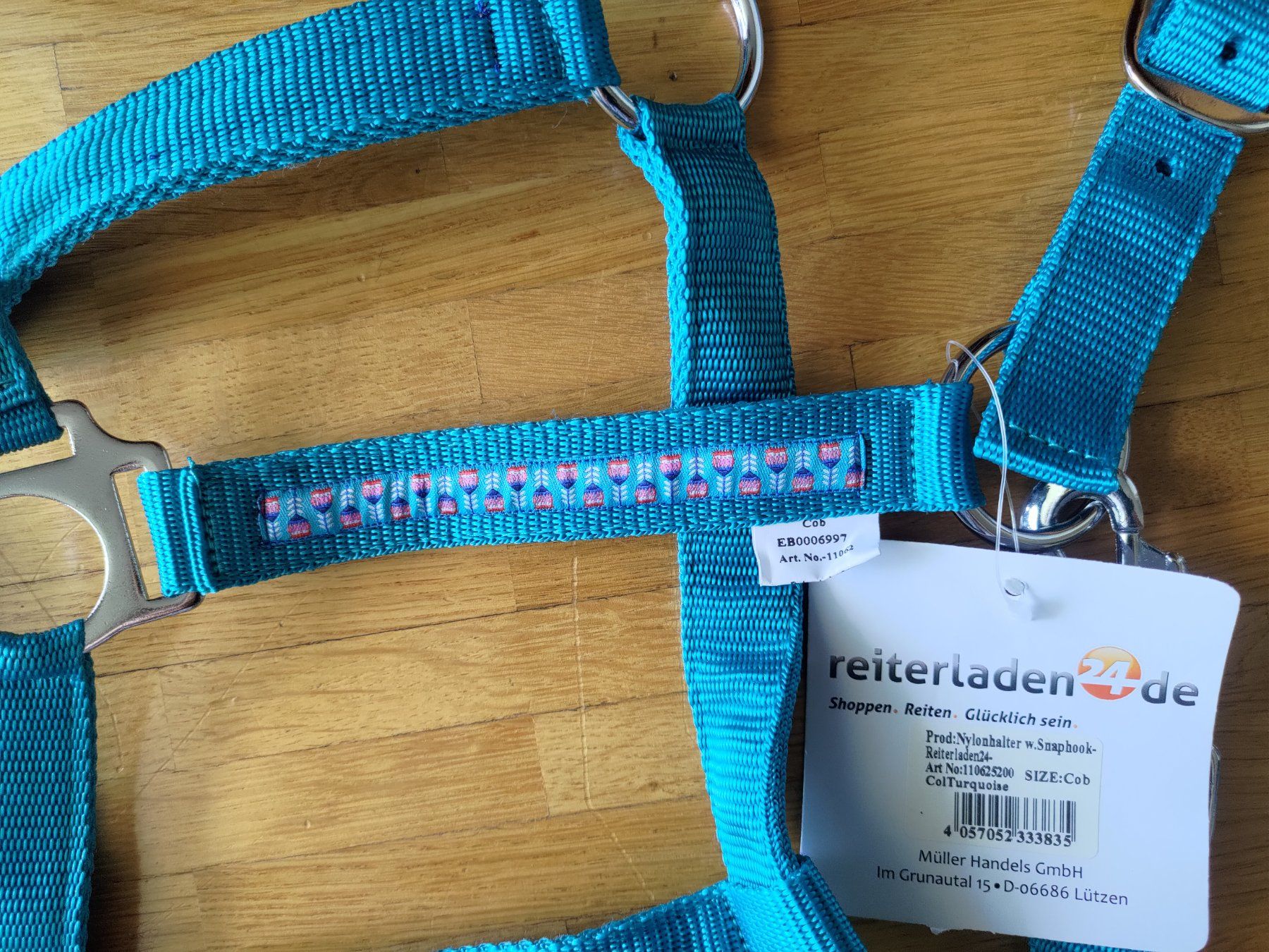 Briglie & Cavezze: Halfter Gr. Cob benäht – Nuovo (secondo la descrizione) da Winterthur venduto da lumikki91 1