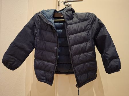 UNIQLO kids' Padded Jacket, size 3-4 years, Navy Blue