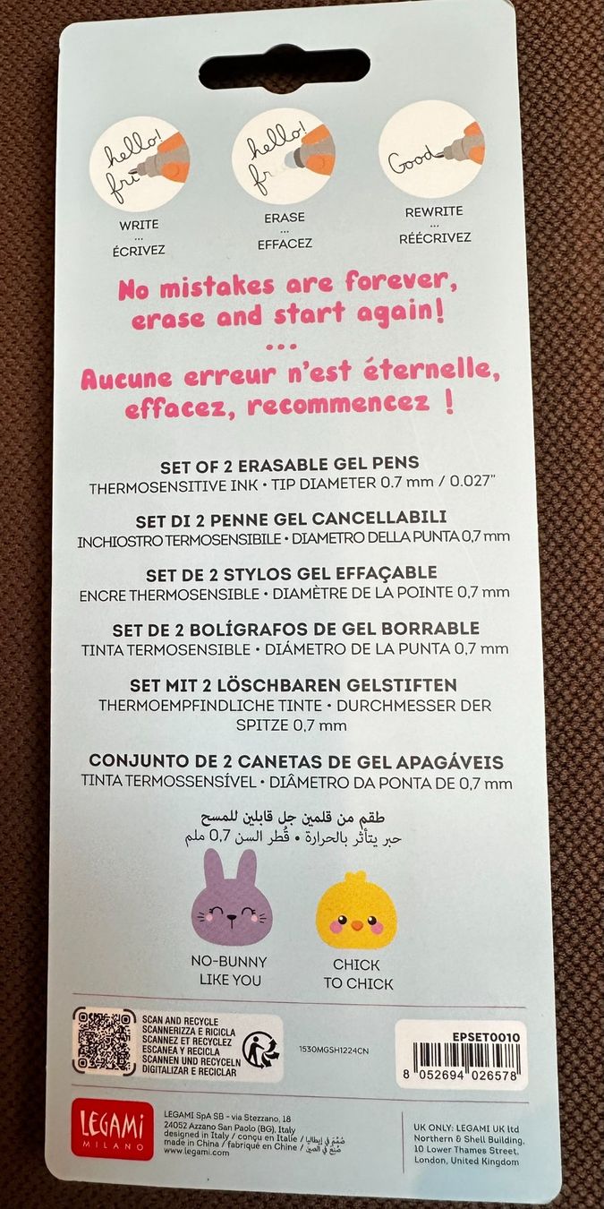 Legami Penna & Evidenziatori: Legami 1x Hoppy Easter – Nuovo e nell'imballaggio originale da Bernex venduto da euma1976 2