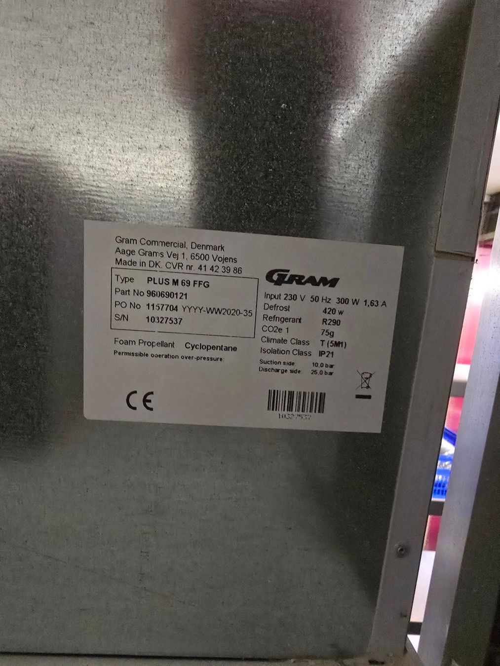 Frigoriferi: GRAM Gastrokühlschrank – Usato da Steinen venduto da seb_6m2c 2