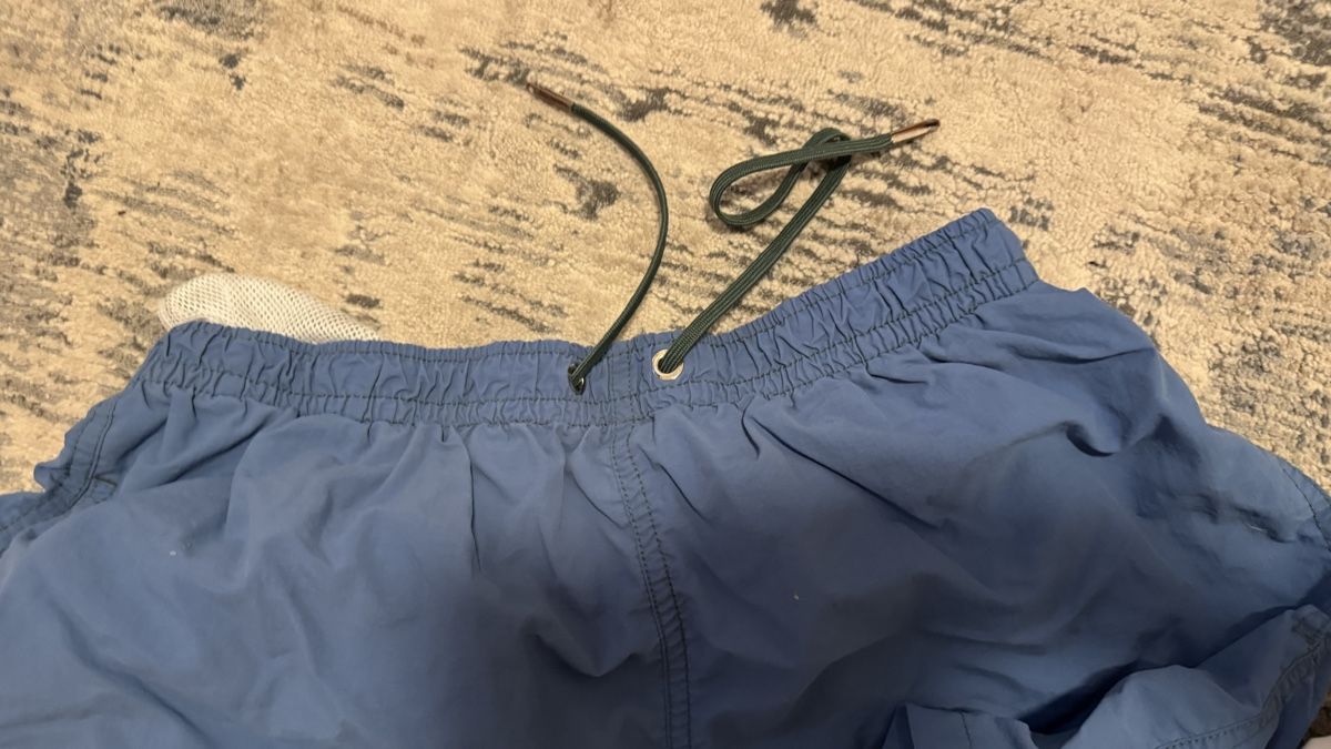 Pantaloni: Blaue Badeshorts Grösse M - Sommerliche Ware – Usato da Muttenz venduto da sop_ykg5 1