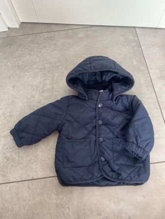 H&M, Steppjacke, Übergangsjacke, dunkelblau, Gr. 68