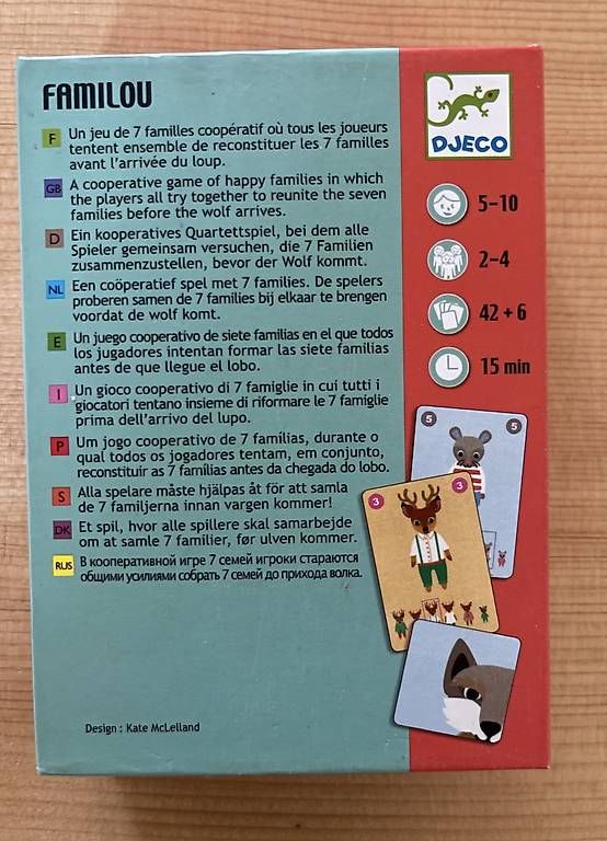 Djeco Spiele: Jeu coopératif Familou – Gebraucht aus Sugiez von Essenti3L 1