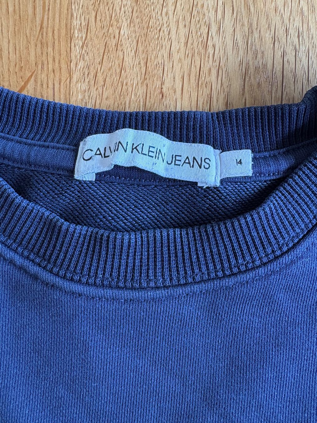 Calvin Klein Maglioni & Felpe: Calvin Klein Jeans Pullover, Grösse 14, Dunkelblau! – Usato da Buchs ZH venduto da gavvier 1
