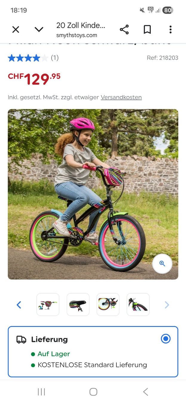 Biciclette: Fahrrad Mädchen – Usato da Walde AG venduto da Pimbali