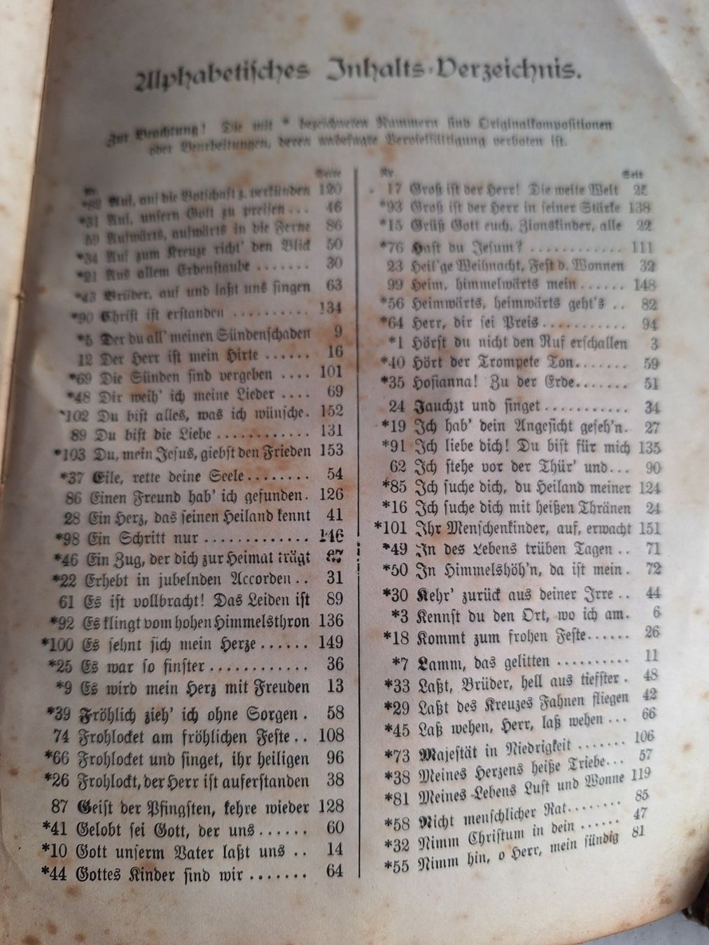 Libri: 2 STK ANTIKE KIRCHENGESANGBÜCHER 1913 – Usato da Huttwil venduto da Kunterbuntli 6