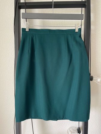 Karl Lagerfeld Vintage Jupe Made in France Grün Gr44 Chanel