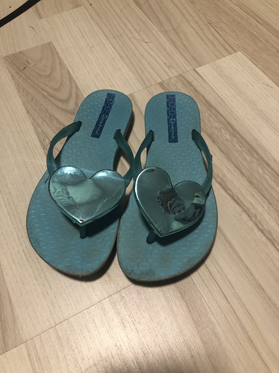 Scarpe per ragazze: Flip Flops Gr. 29/30 Türkis Herz – Usato da Ebikon venduto da Stoeckhe 1