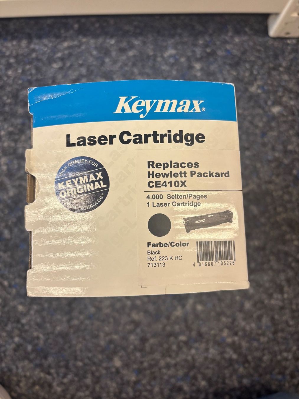 Druckerpatronen & Toner: Keymax Toner CE410X schwarz neu – Neu und originalverpackt aus Aarau von ric_j2fq 1