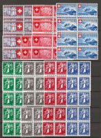 1939 : Landi Ausgaben im VB, postfrisch ** KP 572.--