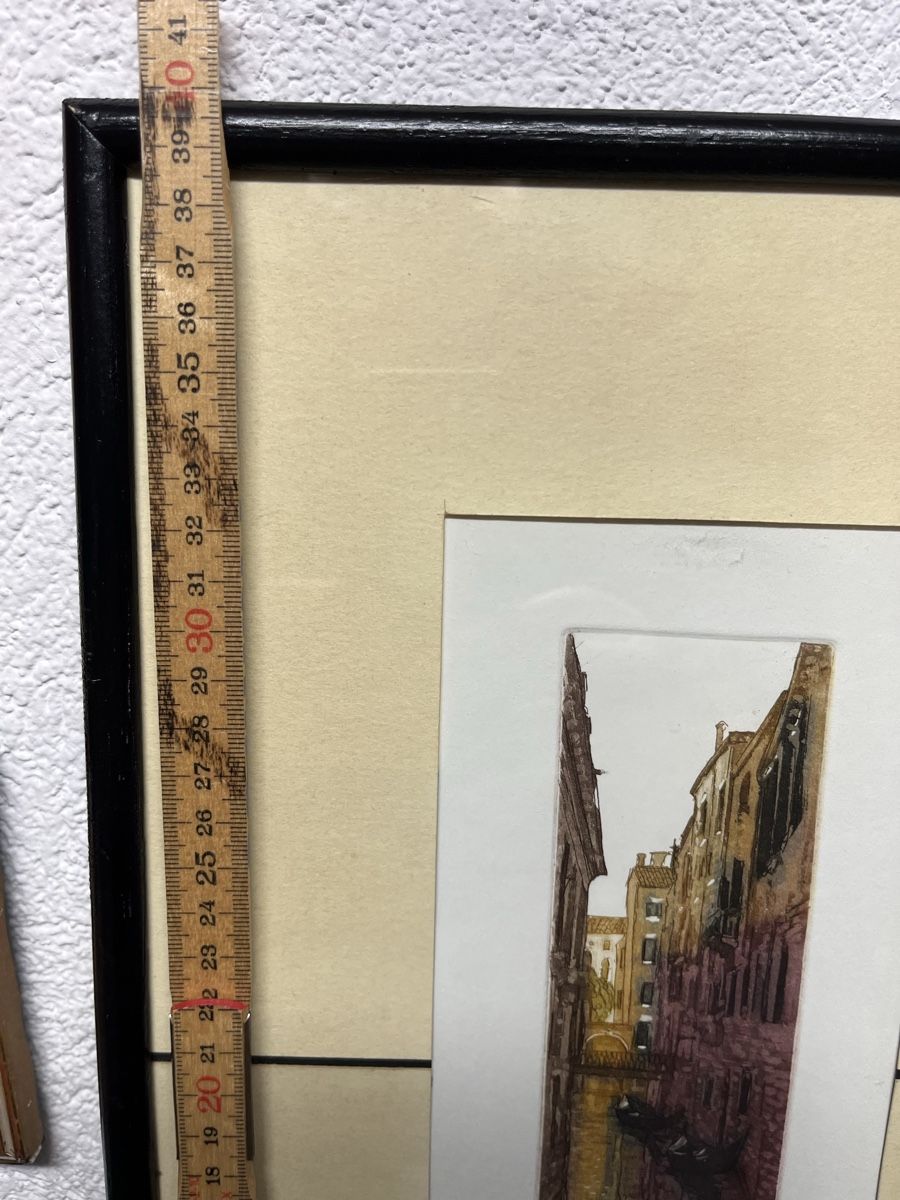 Incisioni: Gravure de Venise encadrée – Nuovo (secondo la descrizione) da Lausanne venduto da joltei 2
