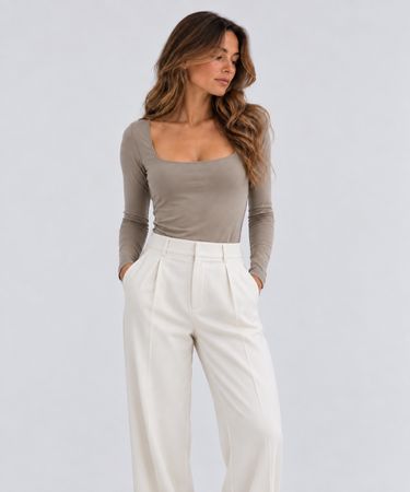 lululemon Nulu Langarmbody – S – gray – neu mit Etikett
