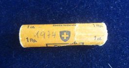 1 Rappen Originalrolle 1974 - stgl