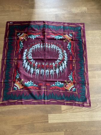 Vintage Oscardo Toronto Canada Foulard RCMP GRC Motiv