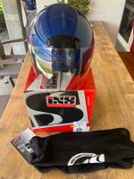 IXS Motorradhelm blau Grösse M mit Visier neuwertig