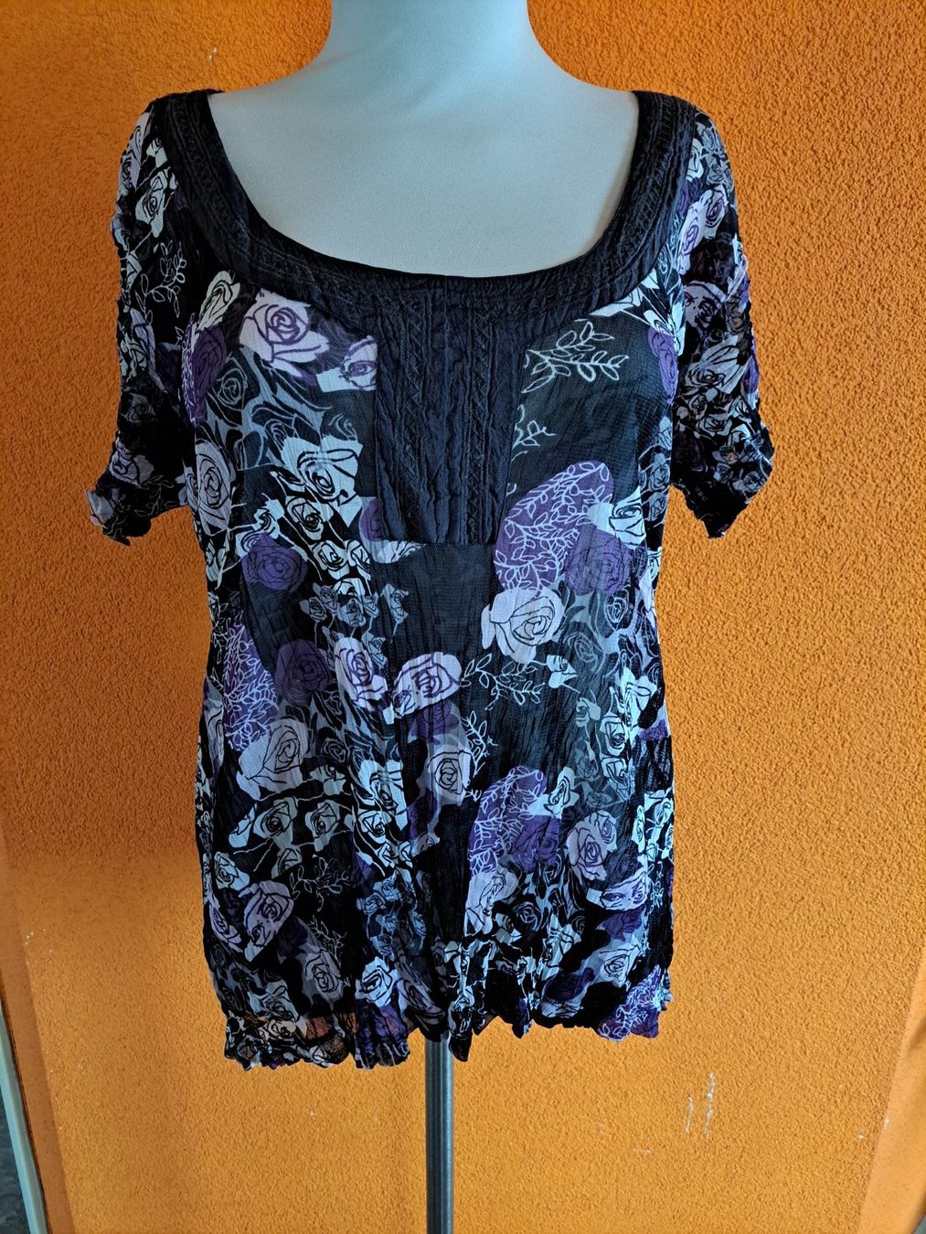 Camicette: Crinkle-Bluse, Street One, transparent – Usato da Rafz venduto da MuriFinn