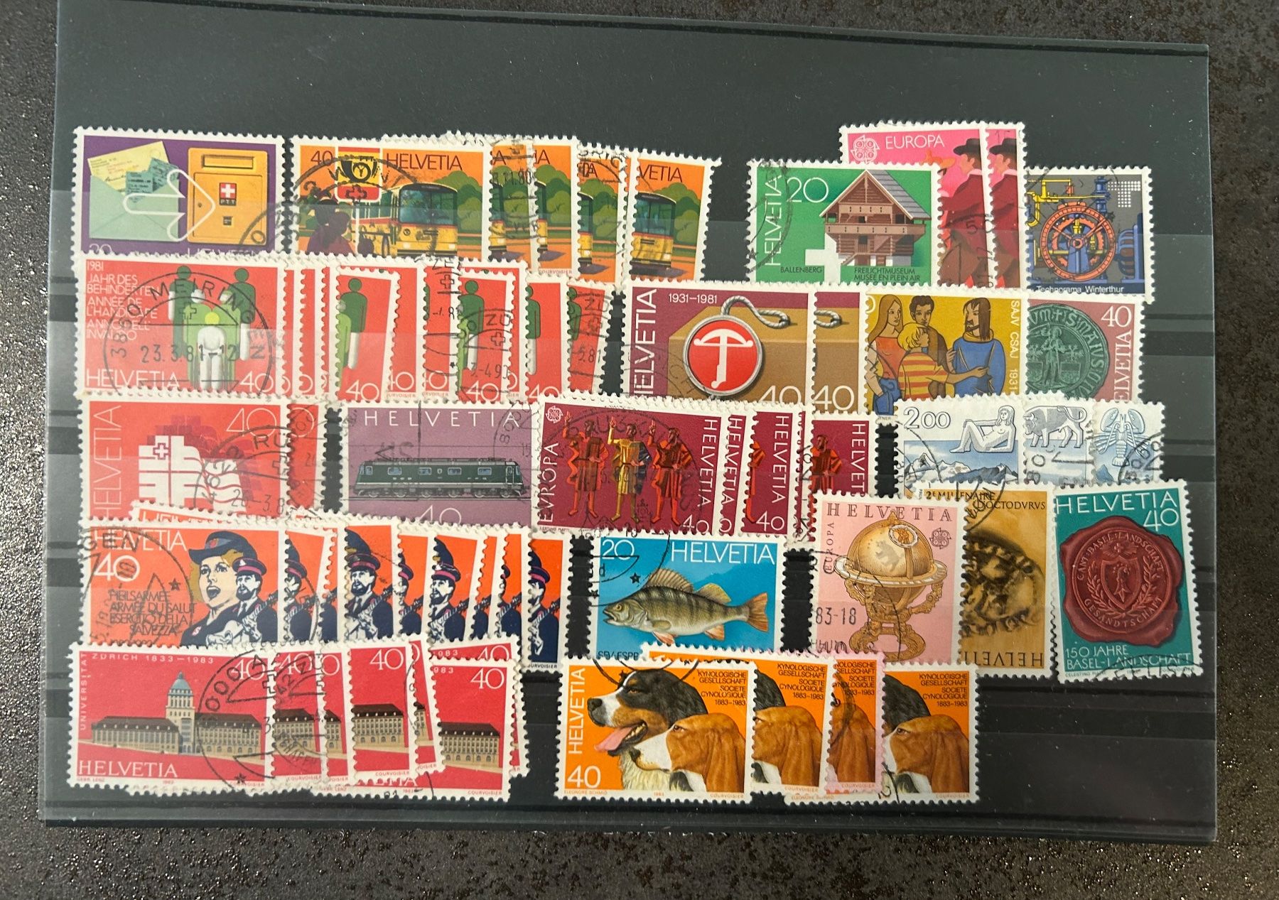 Tutti i francobolli: Kleines Lot div. Schweizer Briefmarken (1) – Usato da Reinach AG venduto da Polarstern1 4
