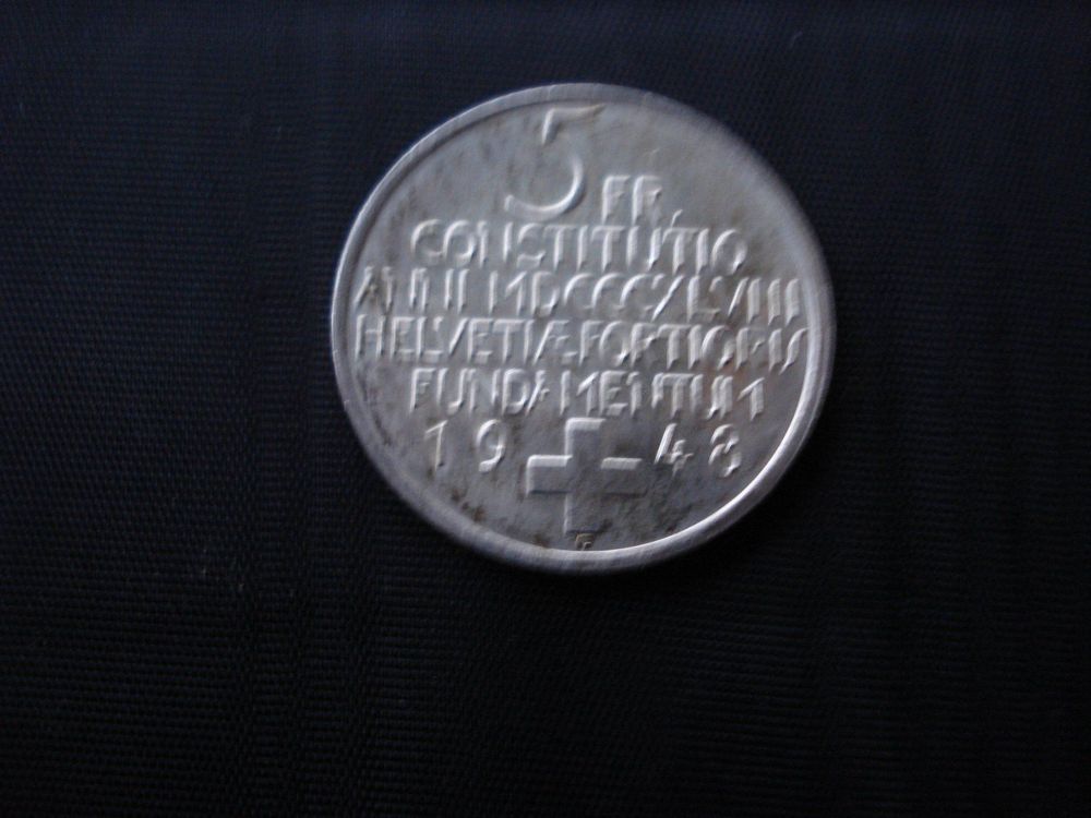 CHF 5 1948 COSTITUZIONE FEDERALE Kaufen auf Ricardo