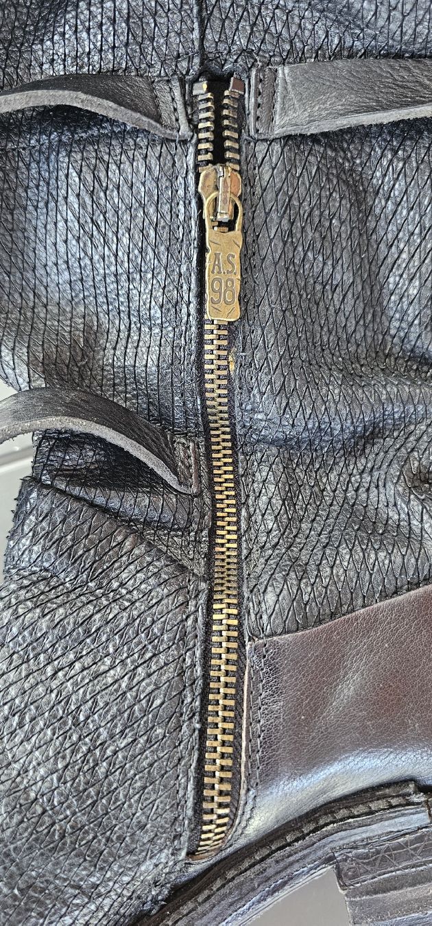A.S.98 Scarpe da donna: AS 98 Lederstiefel, Schwarz, Grösse 39 – Usato da Kollbrunn venduto da Antikmann 7