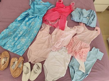 Ballet scarpe e vestiti da bambina 4-6 anni