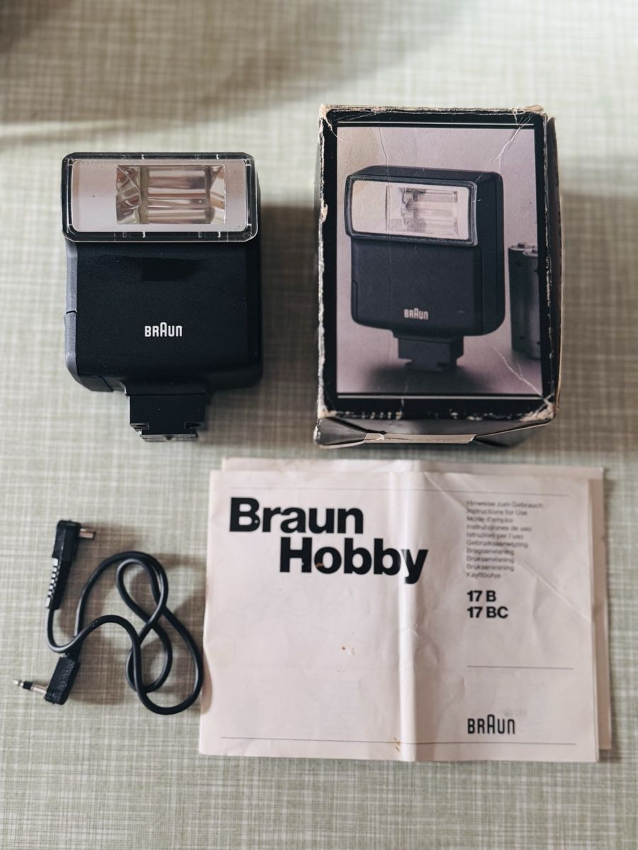 Braun Flash: Fotoblitz Braun Hobby 17 B – Usato da Lüterswil venduto da Maja6ole