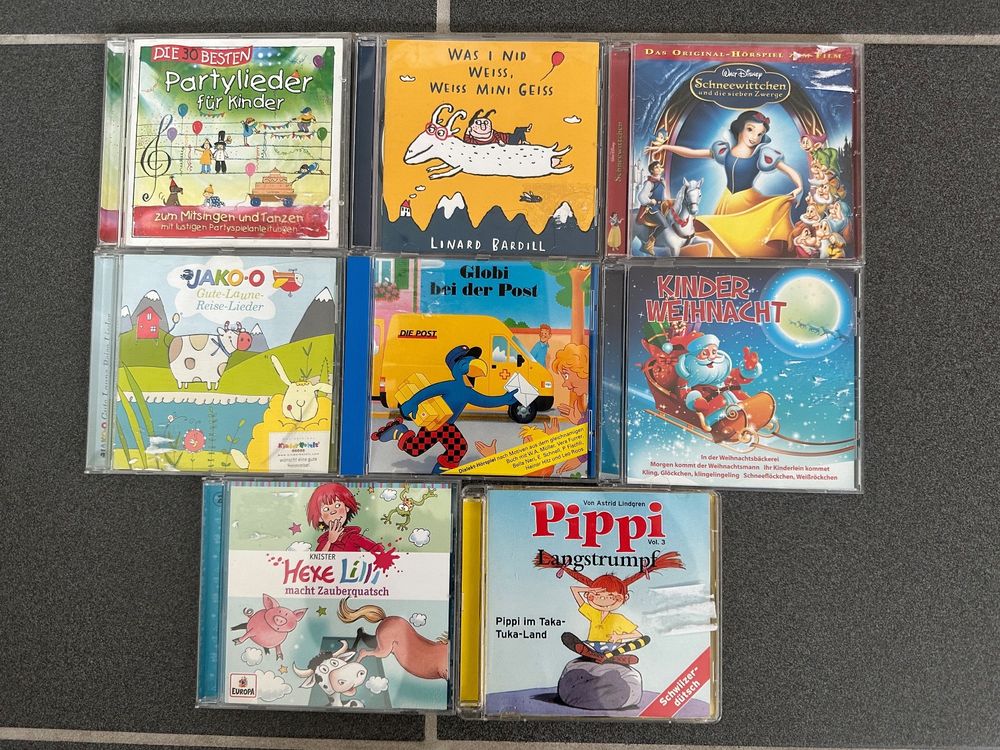 8 Kinder CDs (Gebraucht) in Jonschwil für CHF 15 – mit Lieferung auf ...