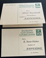 2  Postkarten mit Firmenaufdruck 