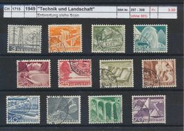 1949 "Technik und Landschaft", gestempelt