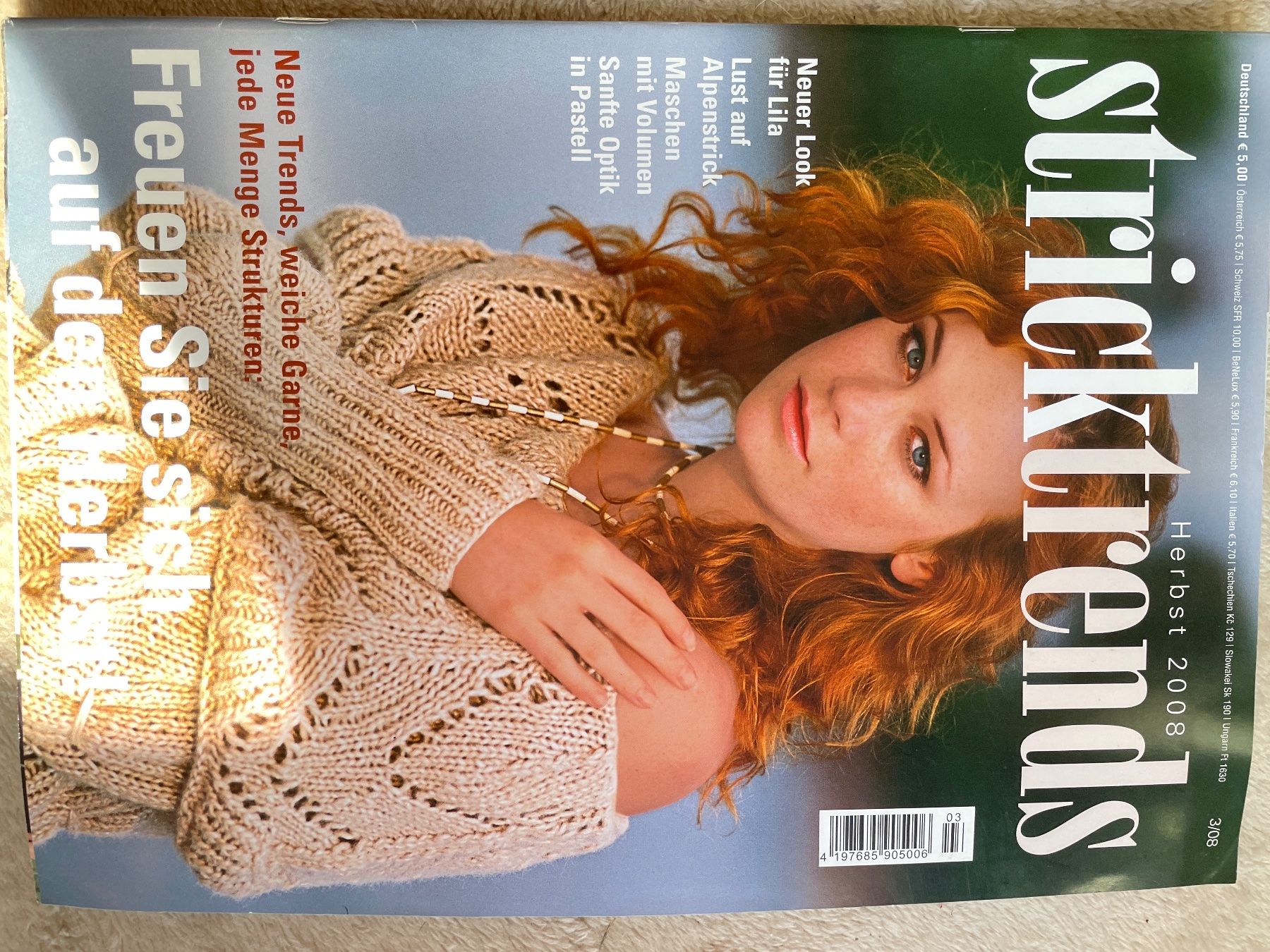 Zeitschriften & Magazine: 1Heft Stricktrends Herbst 2008 – Gebraucht aus Büsserach von bor_s88m